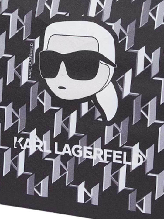 Karl Lagerfeld Automatic Umbrella Compact Black