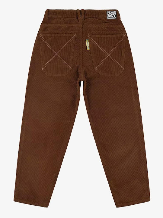 X-tra Trousers in Baggy Line Brown