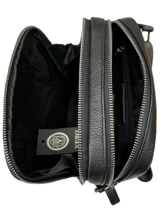 Leather Men's Bag Shoulder / Crossbody Black