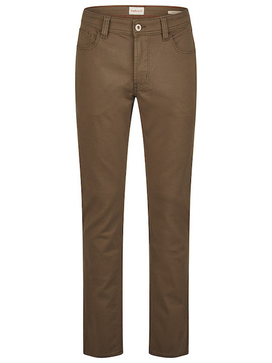 Hattric Men's Trousers coffee