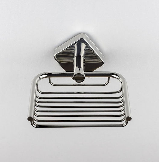 Kapitan Wandmontiert Seifenschale Metallisch Silber