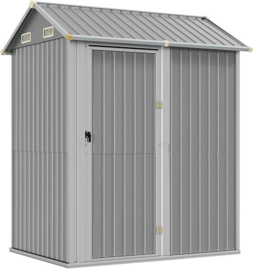 Metallische Gartenhaus Verzinkt 1.92x1.525x2.37m Metallische Gartenhaus Verzinkt 1.92x1.525x2.37m
