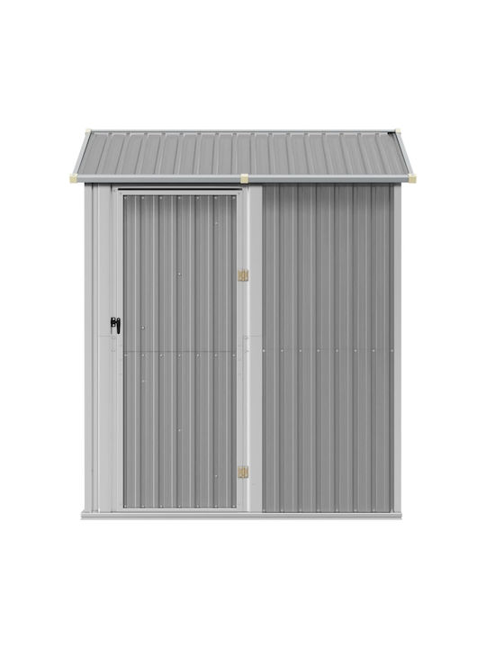 Metallische Gartenhaus Galvanisiert mit Lüftungsschlitzen M1.92xB1.525xH2.37m