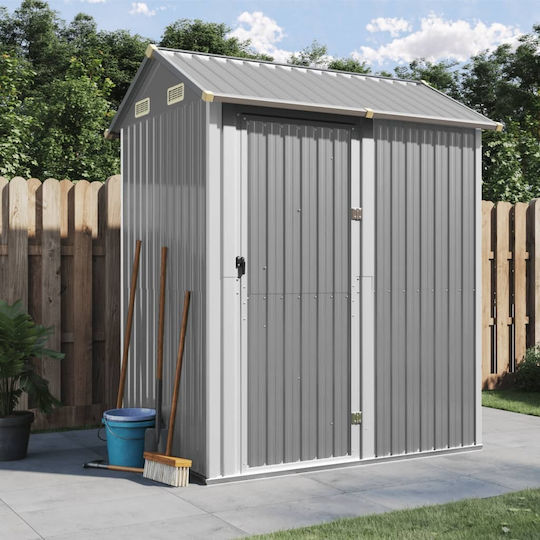 Metallic Garden Warehouse Galvanized with Air Vents L1.92xW1.525xH2.37m