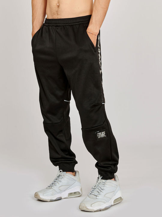 Pantaloni de trening cu Elastic Black