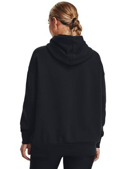 Under Armour Essential Women's Long Hooded Fleece Sweatshirt Black