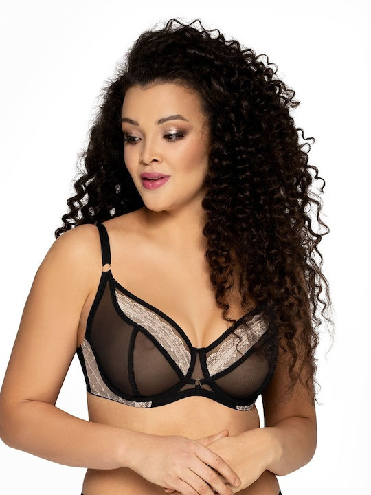 AVA Minimizer Minimizer Bra without Padding Underwire Black