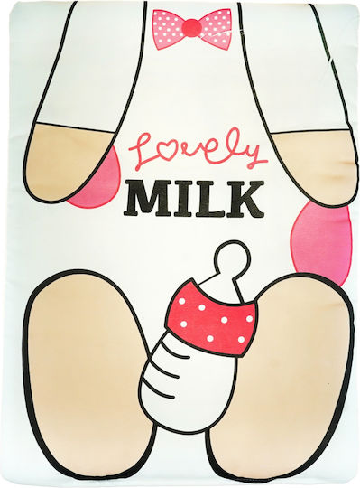 Poo Poo Σετ Λίκνου Milk For Girls Λευκό 2τμχ