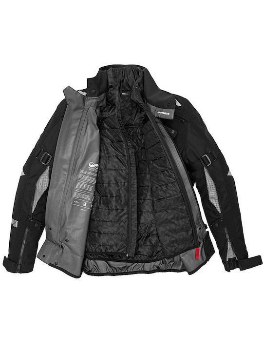 Allroad Men’s 4-Season Waterproof Motorcycle Jacket Black