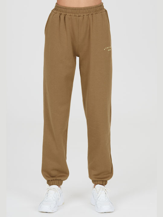 Athlecia Pantaloni de trening pentru femei cu cauciuc 1164 Ermine