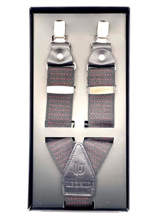 Legend Accessories Тиранти Отпечатани Черен