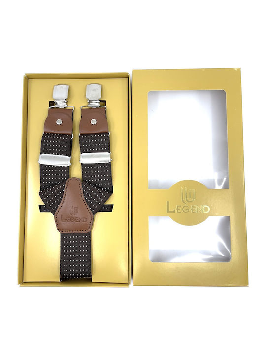 Legend Accessories Тиранти Printed Brown