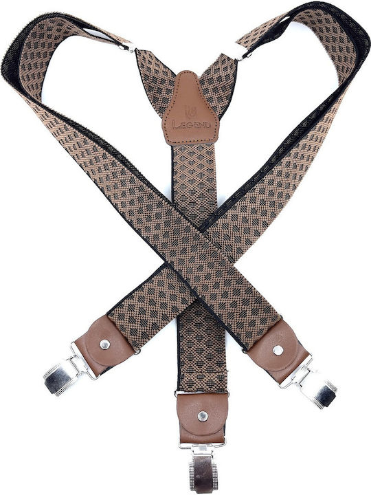 Legend Accessories Тиранти Printed Brown