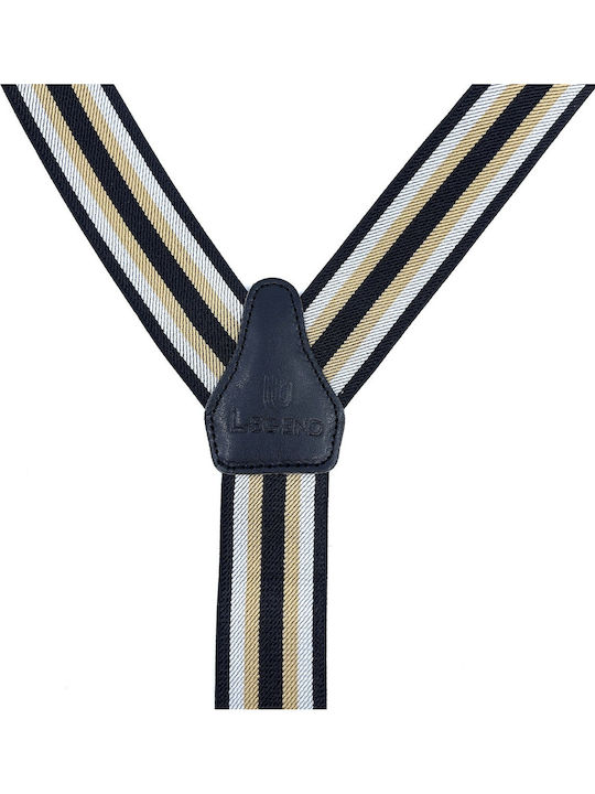 Legend Accessories Тиранти Отпечатани Black/beige