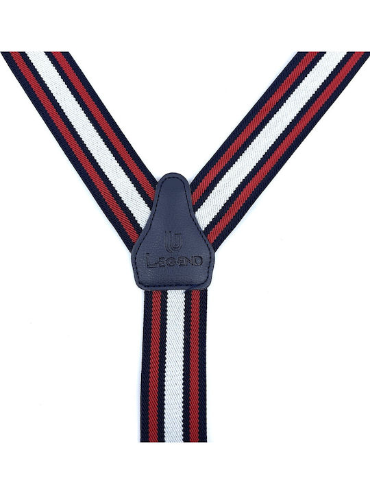 Legend Accessories Тиранти Отпечатани Black/Red/White
