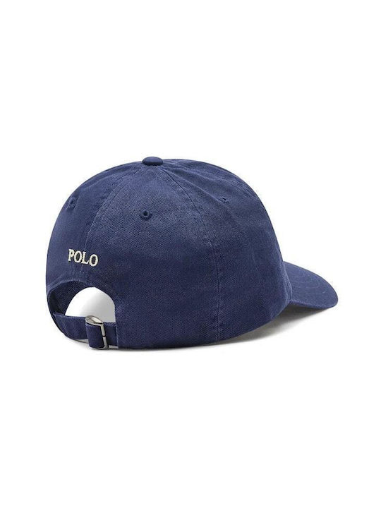 Ralph Lauren Παιδικό Καπέλο Jockey Υφασμάτινο Μπλε