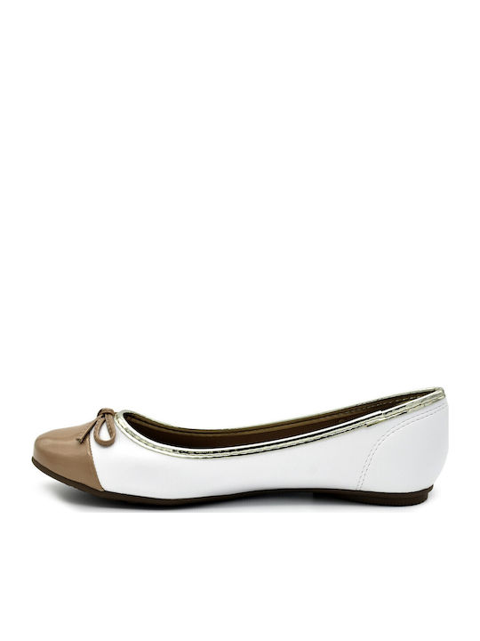 Women's White Ballerina Shoes