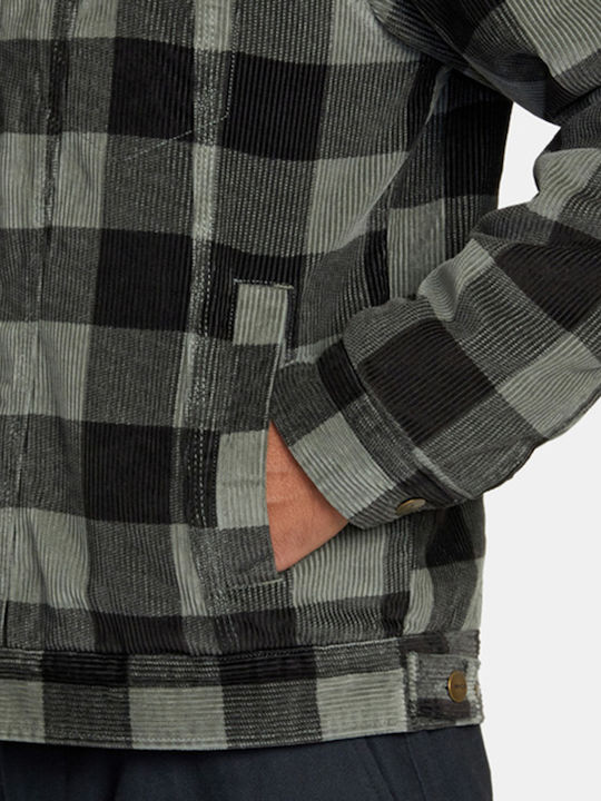 Дълъг Ръкав Рипсено Кадифе Overshirt Многоцветен