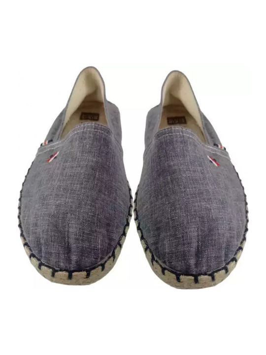 Fabric Men's Espadrilles in Blue Color