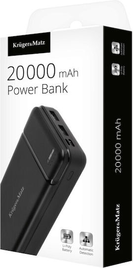 Kruger & Matz Power Bank 20000mAh