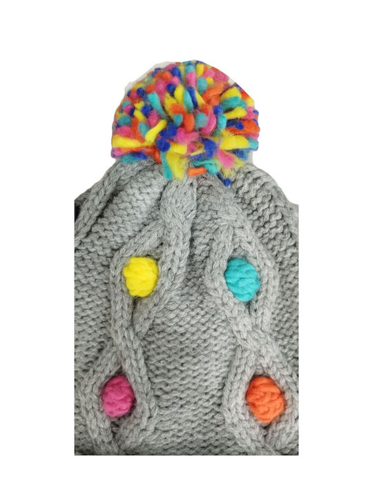 Ellepi Kids Beanie Knitted Gray