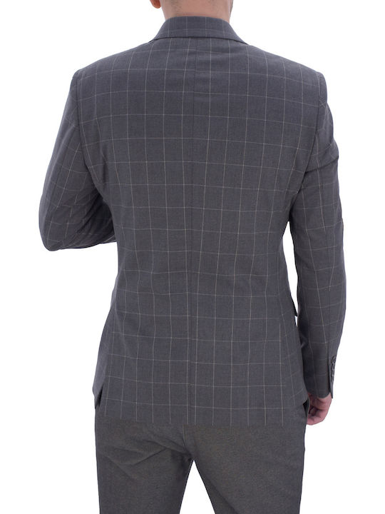 Vittorio Artist Men's Suit Jacket Grey.