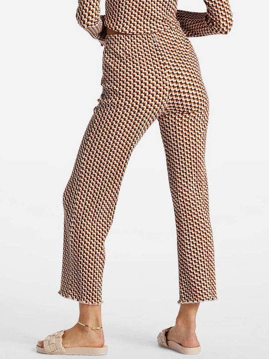 Come Back Women's Fabric Capri Trousers