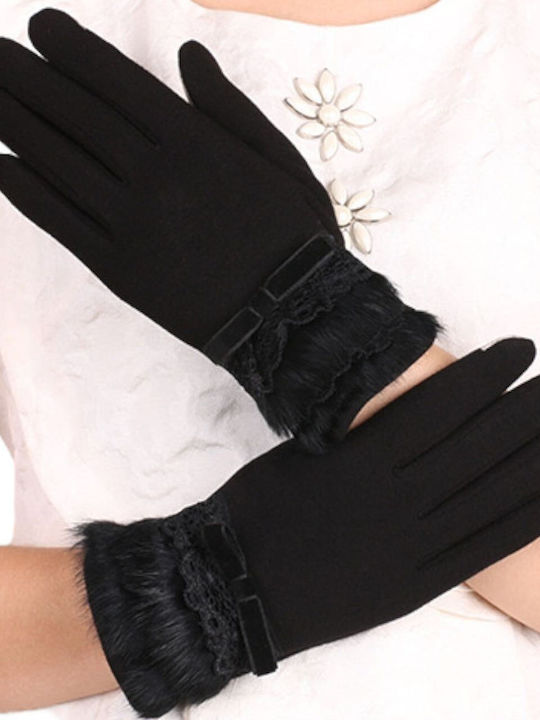 Schwarz Handschuhe Berührung