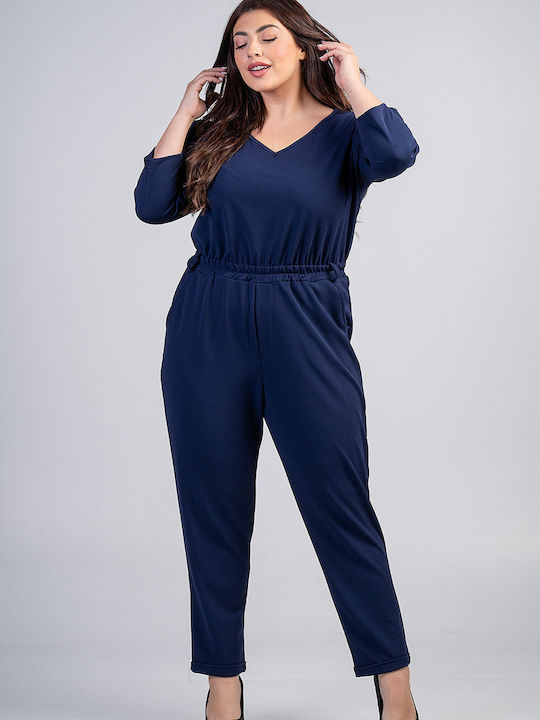 Lovesize Women's One-piece Suit Blue