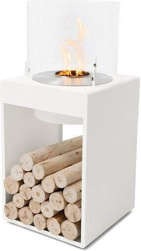 Ecosmart Fire Pop 8t Επιδαπέδιο Τζάκι Βιοαιθανόλης Εσωτερικού / Εξωτερικού Χώρου Μαύρο 45x45x99.6cm