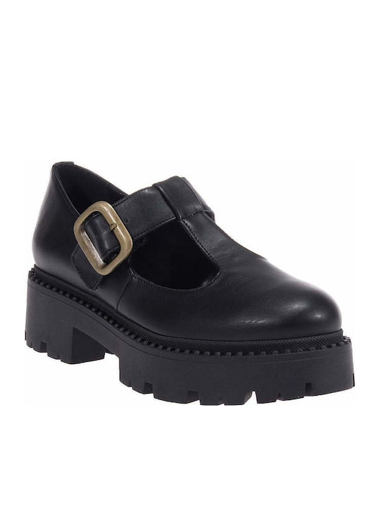 Moyo Ballerinas With strap Black