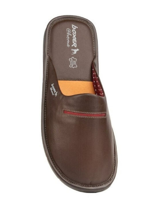 Boxer Men's Slipper Brown