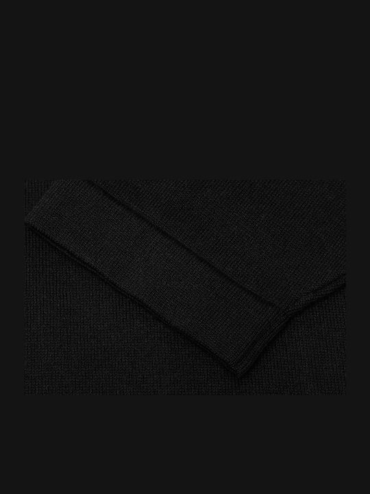 Polo Langarm-Pullover Schwarz