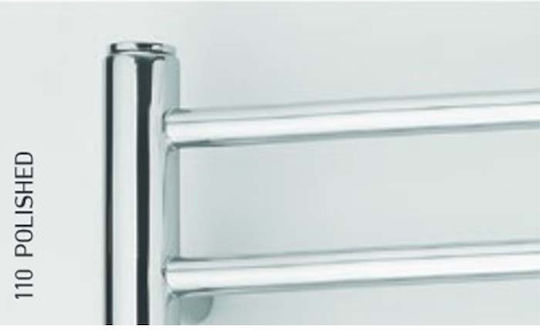 Thermo Bellavia Towel Rail Bathroom 1200x500 Brown