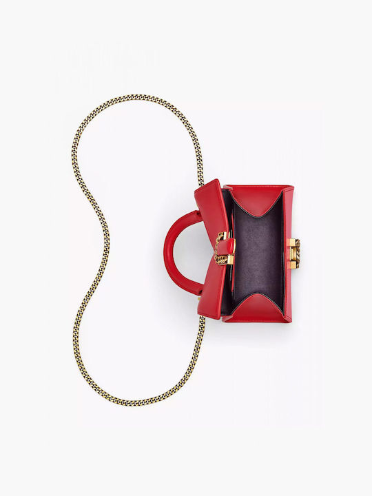 Leather Women's Bag Crossbody Red