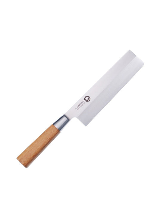 Senzo Suncraft Bamboo Μαχαίρι Usuba από Ανοξείδωτο Ατσάλι 16.7cm