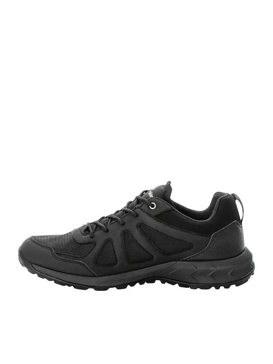 Jack Wolfskin Woodland 2 Ανδρικά Ορειβατικά Μαύρα