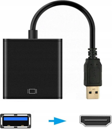 Μετατροπέας HDMI male σε HDMI female 1τμχ CO2-0113