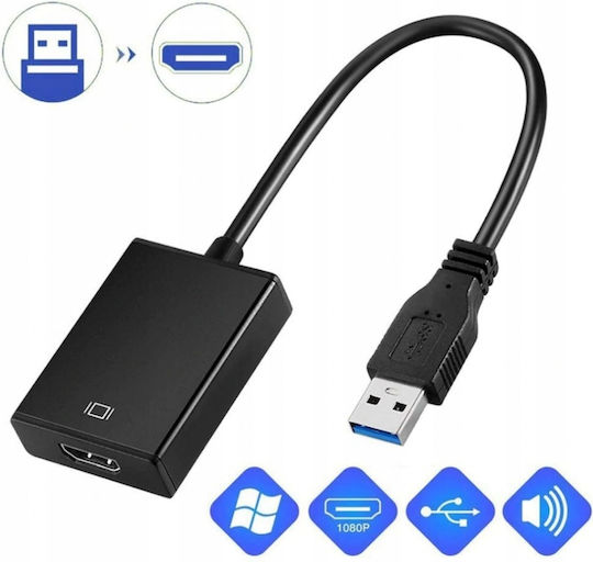 Μετατροπέας HDMI male σε HDMI female 1τμχ CO2-0113