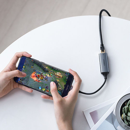 Ugreen CM199 USB-C Netzwerkadapter mit Verkabelter Verbindung Gigabit Ethernet