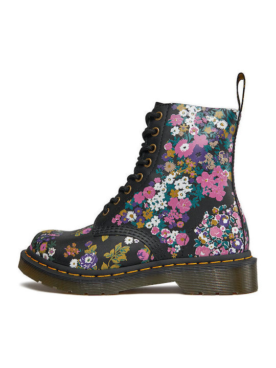 1460 Pascal Floral Stiefeletten Damen Mehrfarbig