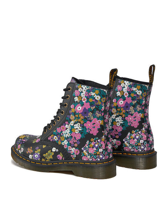 1460 Pascal Floral Stiefeletten Damen Mehrfarbig