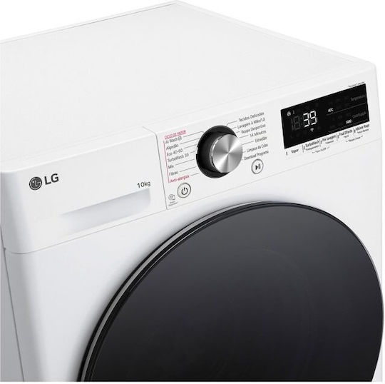 LG Πλυντήριο-Στεγνωτήριο Ρούχων 10kg/6kg Ατμού 1400 Στροφές με Wi-Fi