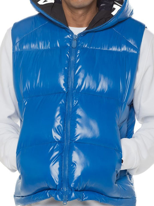 'dexter' Save Sleeveless Winter Jacket Puffer Waterproof Blue