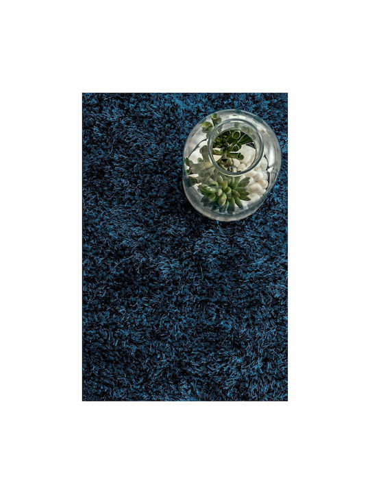 Saray Home Χαλί Ορθογώνιο Shaggy Μπλε 200x300cm