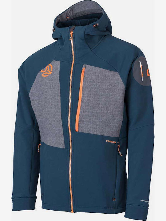 Χειμωνιάτικο Μπουφάν Softshell Αδιάβροχο και Αντιανεμικό Μπλε