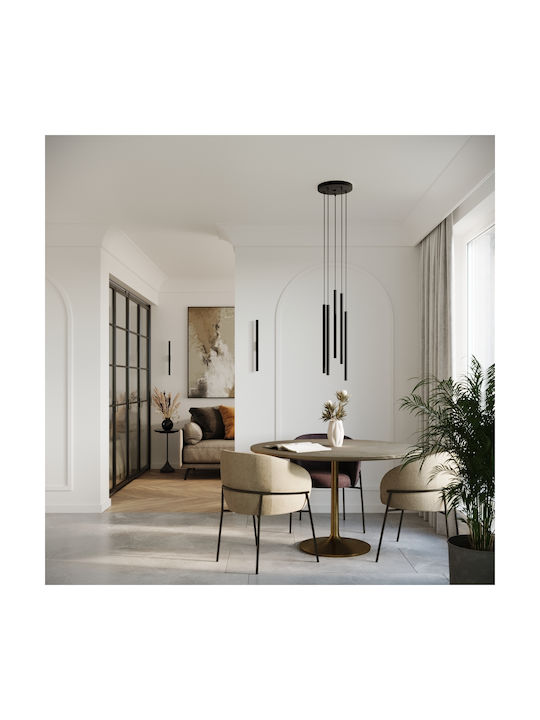 Sollux Classic Lamp Wall with Socket G9 Black 51.5x9.5x7.5cm