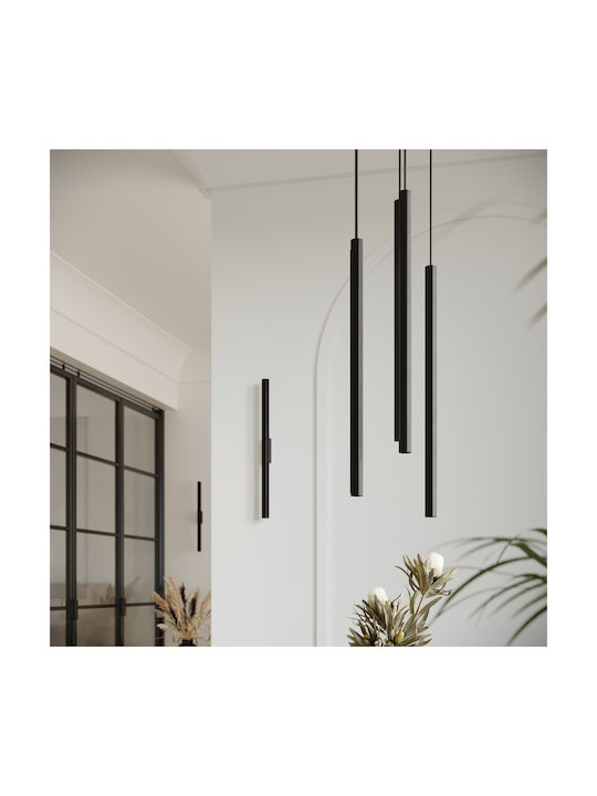 Sollux Classic Lamp Wall with Socket G9 Black 51.5x9.5x7.5cm