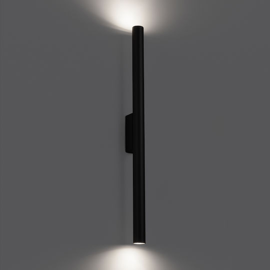 Sollux Klassisch Leuchte Wand mit Fassung G9 Schwarz 51.5x9.5x7.5cm