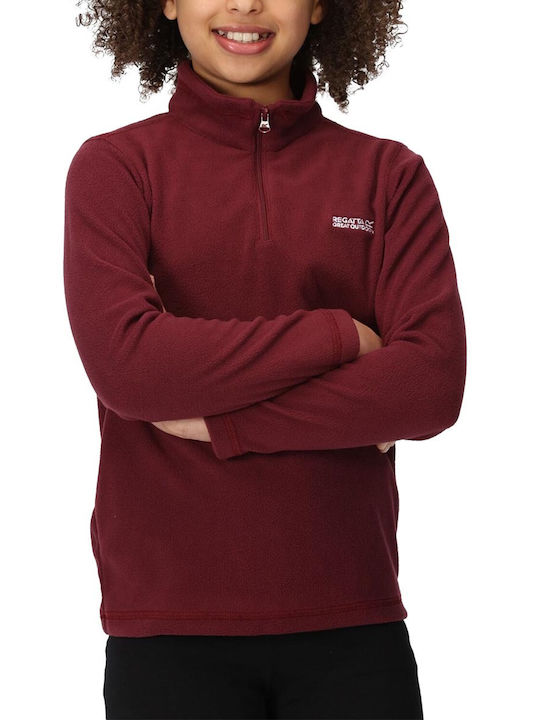 Kinderhemd Langarm Burgundisch Hot Shot Ii